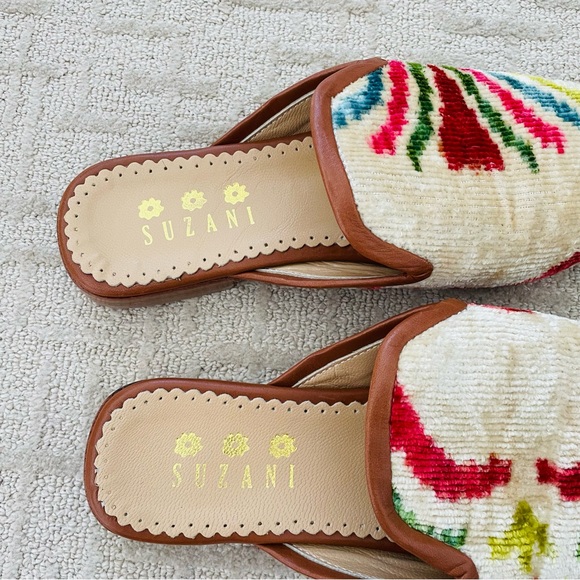 Suzani Multicolor Velvet Mule Loafer - Picture 6 of 11